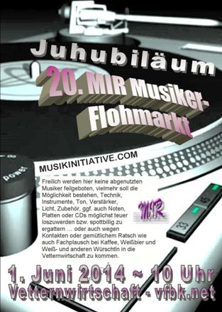 MIR-Musikerflohmarkt 1.6.14 MIR-Musikerflohmarkt 1.6.14