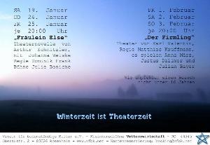 Winterzeit ist Theaterzeit Winterzeit ist Theaterzeit